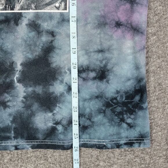 Jimi Hendrix T-Shirt Mens S Purple Tie Dye Playing Guitar Legend Rocker Graphics - Picture 4 of 9